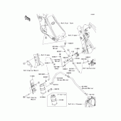 Схема вузла: Fuel evaporative system(ca) для Kawasaki KLX250 KLX250S