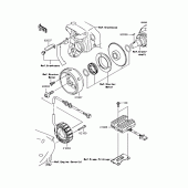 Схема вузла: Генератор для Kawasaki BJ250 250TR