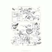 Схема узла: Электрооборудование для Kawasaki ZR900 Z900