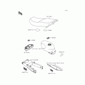 Схема узла: Информационные наклейки для Kawasaki ZX600 Ninja ZX-6