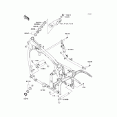 Схема вузла: Рама для Kawasaki VN900 Vulcan 900 Custom