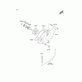Схема вузла: Водяний насос для Kawasaki KLV1000