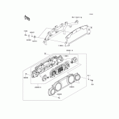 Схема узла: Meter(s) для Kawasaki VN1700 VN1700 Voyager ABS