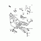 Схема вузла: Батарейний відсік для Kawasaki ZR750 Zephyr