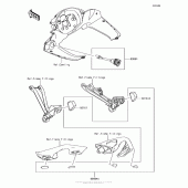 Схема вузла: Аксесуари (Dc Output Etc.) для Kawasaki ZX1000 Ninja 1000 ABS