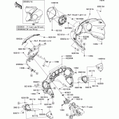 Схема вузла: Cowling(1/2)(b9f/baf) для Kawasaki VN1700 VN1700 Voyager ABS