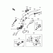 Схема вузла: Кермо & Пульт управління кермовим для Kawasaki ZR900 Z900 ABS