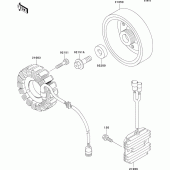Схема вузла: Генератор для Kawasaki ZX636 Ninja ZX-6R