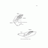 Схема вузла: Decals(orange)(ebf) для Kawasaki KL650 KLR650