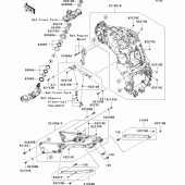 Схема вузла: Рама Kawasaki ZX1400 ZZR1400 ABS