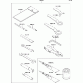 Схема вузла: Owner`s tools для Kawasaki ZX750 Ninja ZX-7RR