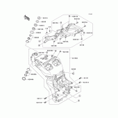 Схема узла: Рама для Kawasaki ZX1200 Ninja ZX-12R