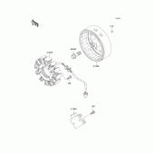 Схема вузла: Генератори для Kawasaki KL250 KLR250