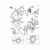 Схема вузла: Кришка двигуна (s) для Kawasaki ZX1200 Ninja ZX-12R