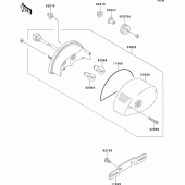 Схема вузла: Taillight(s) для Kawasaki ZR750 Zephyr
