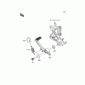 Схема узла: Лапка тормоза для Kawasaki ZX1000 Ninja ZX-10R ABS