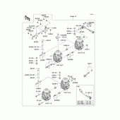 Схема вузла: Карбюратор(1/2) для Kawasaki ZX900 Ninja ZX-9R