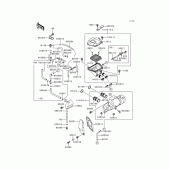 Схема вузла: Air cleaner(1/3) для Kawasaki ZG1200 Voyager XII