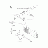 Схема вузла: Ignition system для Kawasaki EX250 ZZR250