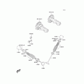 Схема узла: Клапан (S; s) для Kawasaki KLX400 KLX400R