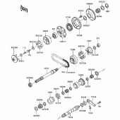 Схема узла: Балансир для Kawasaki ZG1000 Concours