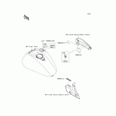 Схема узла: Информационные наклейки для Kawasaki VN2000 Vulcan 2000 Classic LT