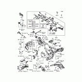 Схема вузла: Електроустаткування для Kawasaki EX300 Ninja 300