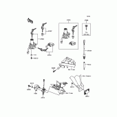 Схема вузла: Замок запалювання для Kawasaki KLX250 KLX250