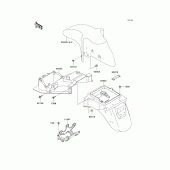 Схема узла: Крыло для Kawasaki ZX600 ZZ-R600