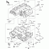 Схема узла: Картер двигателя для Kawasaki ZX1000 Z1000SX