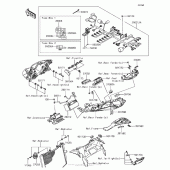 Схема вузла: Електроустаткування для Kawasaki ZX636 Ninja ZX-6R KRT Edition