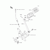 Схема вузла: Лапка гальма для Kawasaki VN900 VN900 Classic