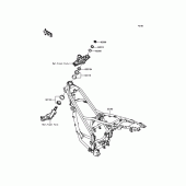 Схема узла: Рама для Kawasaki KLX150 KLX150L