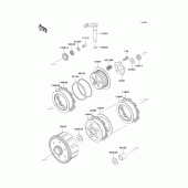Схема вузла: Зчеплення для Kawasaki KX100