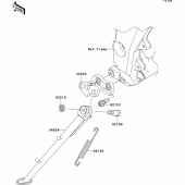 Схема узла: Stand(s) для Kawasaki ZR1000 Z1000