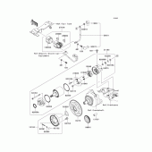 Схема узла: Стартер электрический & Привод стартера для Kawasaki EX250 Ninja 250