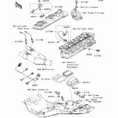 Схема вузла: Fuel injection для Kawasaki ZG1400 1400GTR ABS