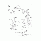 Схема узла: Электрооборудование для Kawasaki KLX140 KLX140L