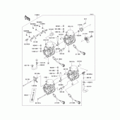 Схема узла: Карбюратор для Kawasaki ZX636 Ninja ZX-6R