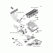 Схема узла: Fuel Injection для Kawasaki ZX1000 Z1000SX ABS