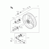 Схема узла: Transom + tube для Kawasaki ZX600 Ninja ZX-6