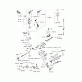 Схема вузла: Ignition switch/locks/reflectors для Kawasaki ZX1000 Ninja ZX-10R