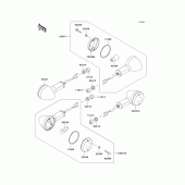 Схема вузла: Поворотники для Kawasaki EJ650 W650