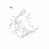Схема узла: Рама для Kawasaki VN750 Vulcan 750