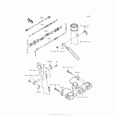Схема узла: Тросики для Kawasaki KL650 KLR650