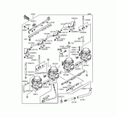 Схема узла: Карбюратор для Kawasaki ZX1100 GPZ1100