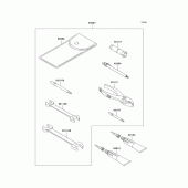 Схема вузла: Інструмент для Kawasaki VN750 Vulcan 750