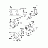 Схема узла: Нижний обтекатель для Kawasaki KLZ1000 Versys 1000
