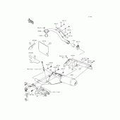 Схема вузла: Глушник для Kawasaki KLX250 D-Tracker X