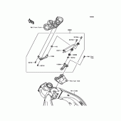 Схема вузла: Аксесуари (Steering Damper) для Kawasaki ZX636 Ninja ZX-6R ABS KRT Edition